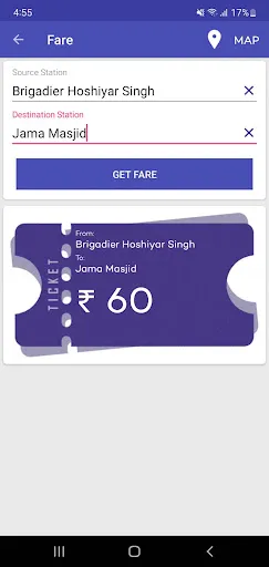 Скриншот 5 — Metro Route & Map - Delhi
