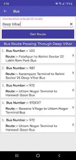Скриншот 6 — Metro Route & Map - Delhi