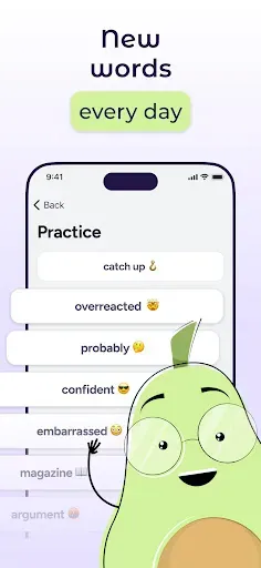 Скриншот 1 — Avocado - Vocabulary Builder