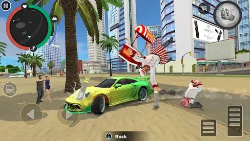 Скриншот 2 — Rope Hero: Cheatground MOD