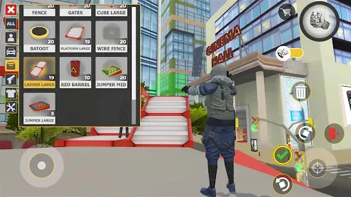 Скриншот 4 — Rope Hero: Cheatground MOD