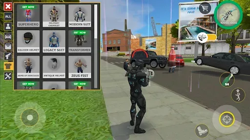 Скриншот 8 — Rope Hero: Cheatground MOD