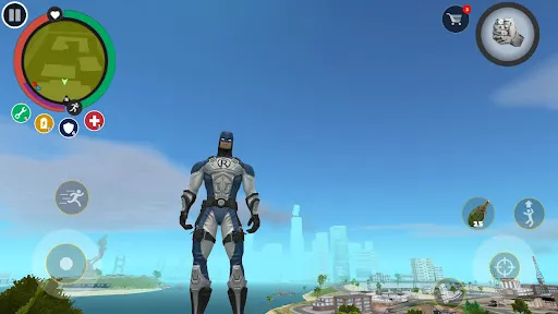 Скриншот 7 — Rope Hero: Mafia City Wars