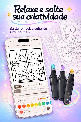 Скриншот 1 — Colory Goods - Livro Colorir