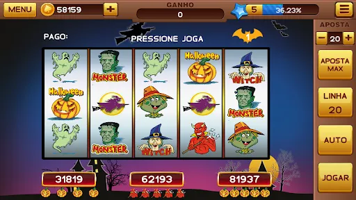 Скриншот 5 — Halloween Caça Niquel e Bingo