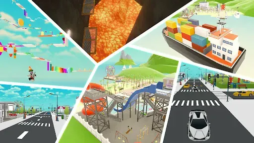 Скриншот 2 — Obby Block World: Craft City