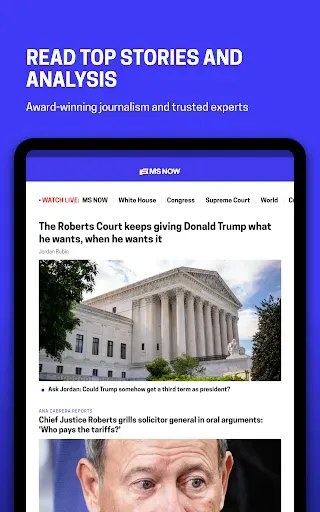Скриншот 5 — MS NOW: Watch Live News
