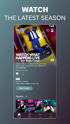 Скриншот 3 — Bravo - Live Stream TV Shows