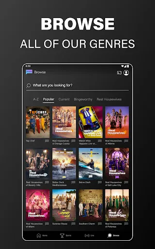 Скриншот 8 — Bravo - Live Stream TV Shows