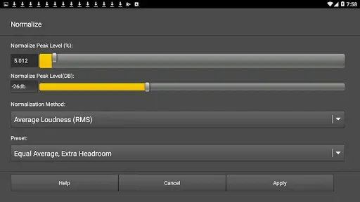 Скриншот 6 — WavePad Audio Editor