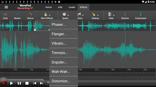 Скриншот 7 — WavePad Audio Editor