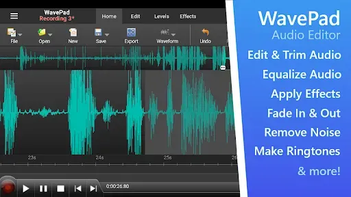 Скриншот 8 — WavePad Audio Editor