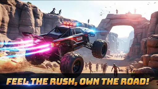 Скриншот 2 — Battle Racer : zombie island