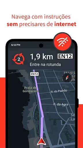 Скриншот 3 — NDrive GPS - Mapas e Navegação