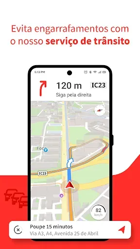 Скриншот 4 — NDrive GPS - Mapas e Navegação