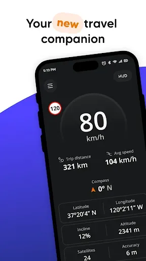 Скриншот 3 — Karta Cockpit: Speedometer HUD