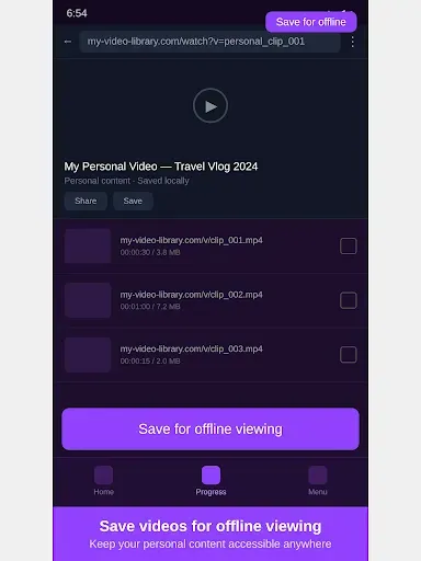 Скриншот 1 — HD Video Downloader