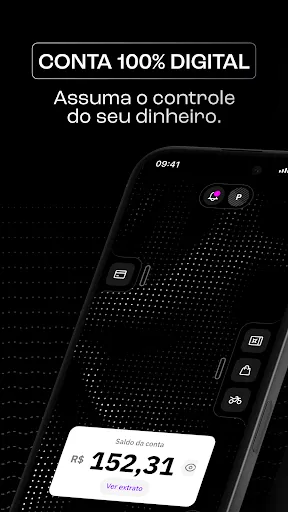 Скриншот 1 — NG.CASH - conta, cartão e pix