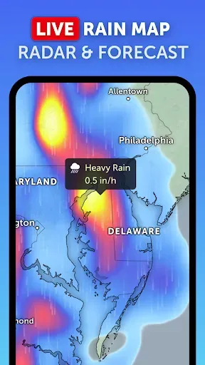 Скриншот 1 — Zoom Earth - Weather Forecast