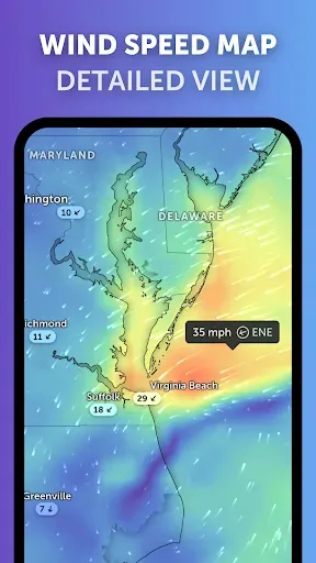 Скриншот 4 — Zoom Earth - Weather Forecast