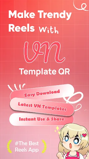 Скриншот 1 — Templates for VN-Video Edit QR