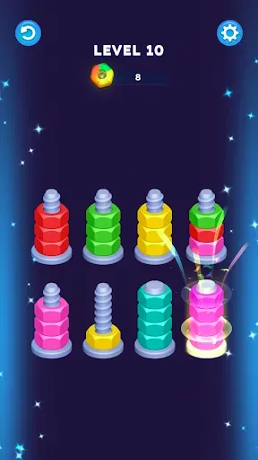 Скриншот 4 — Nut Sort GO!