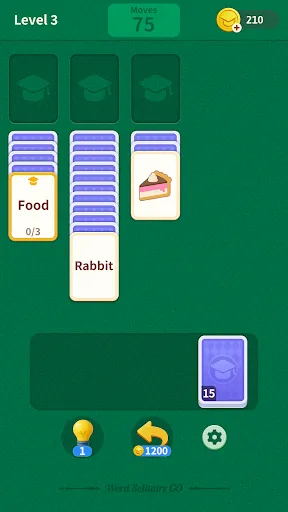 Скриншот 1 — Word Solitaire Go
