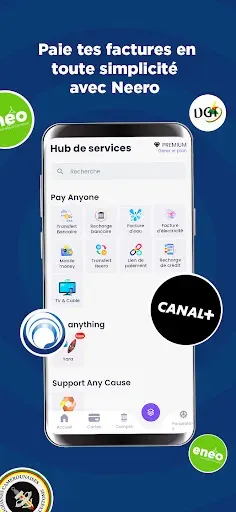 Скриншот 3 — Neero, paie transfert recharge