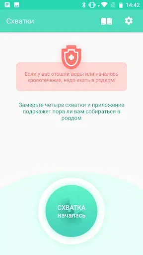 Скриншот 3 — Счетчик схваток