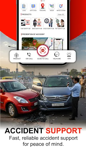Скриншот 2 — Nek Insan: Safety QR SOS Alert