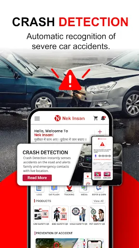 Скриншот 4 — Nek Insan: Safety QR SOS Alert