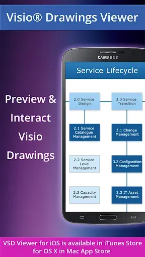 Скриншот 1 — VSD Viewer for Visio Drawings