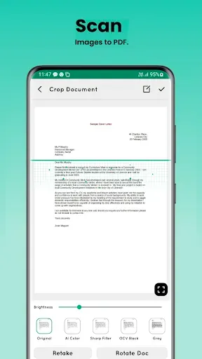 Скриншот 2 — Сканировать в PDF - Сканер