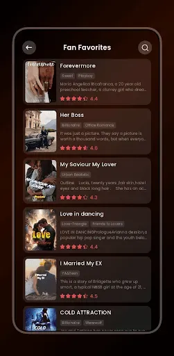 Скриншот 3 — Neonovel-Discover Every Story
