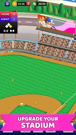 Скриншот 1 — Idle Baseball Manager Tycoon