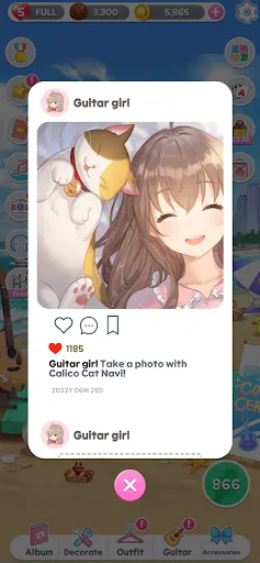 Скриншот 7 — Guitar Girl Match 3