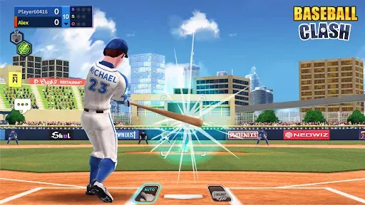 Скриншот 1 — Baseball Clash: Real-time game