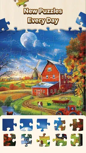 Скриншот 1 — Jigsaw Puzzle – Countryside