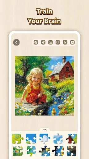 Скриншот 2 — Jigsaw Puzzle – Countryside