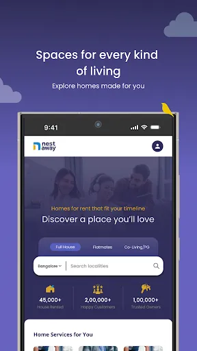 Скриншот 1 — Nestaway-Rent a House/Room/Bed