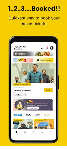 Скриншот 1 — PVR Cinemas - Movie Tickets