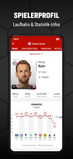 Скриншот 3 — kicker Fußball News