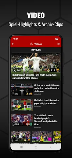 Скриншот 5 — kicker Fußball News
