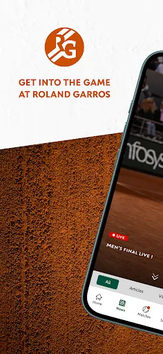 Скриншот 1 — Roland-Garros Officiel