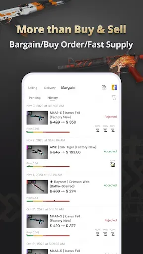 Скриншот 4 — BUFF Market - Trade CS2 Skins