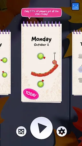 Скриншот 4 — Cut the Rope Daily