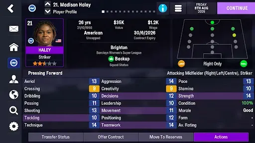 Скриншот 1 — Football Manager 26 Mobile