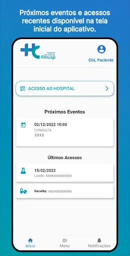 Скриншот 2 — Portal do Paciente HC
