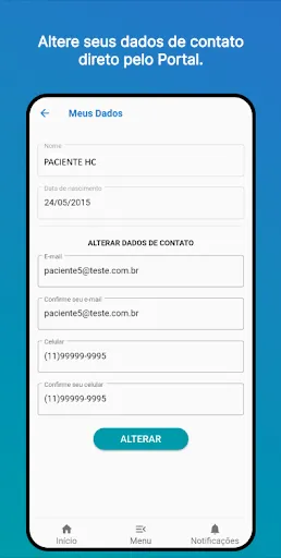 Скриншот 4 — Portal do Paciente HC