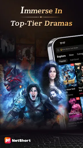 Скриншот 1 — NetShort - Popular Dramas & TV
